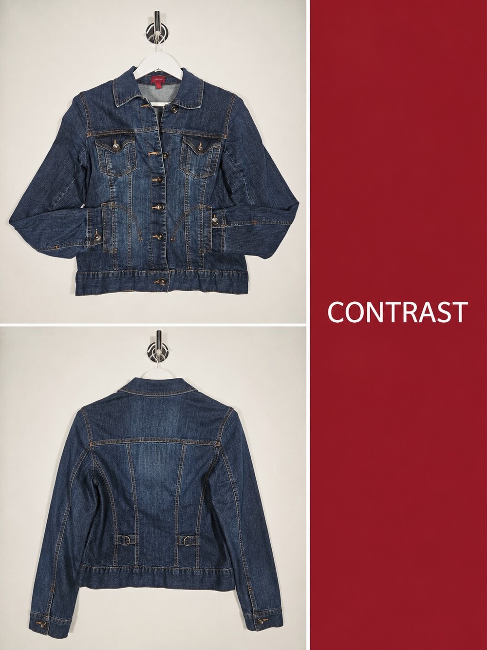Contrast Denim Jacket – Women’s Size 9